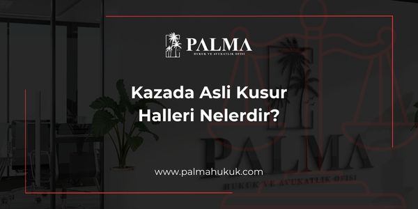 Kazada Asli Kusur Halleri Nelerdir?