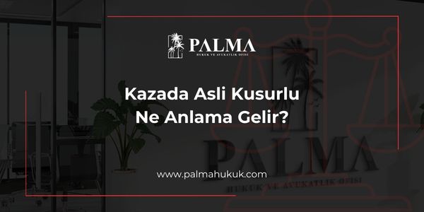 Kazada Asli Kusurlu Ne Anlama Gelir?
